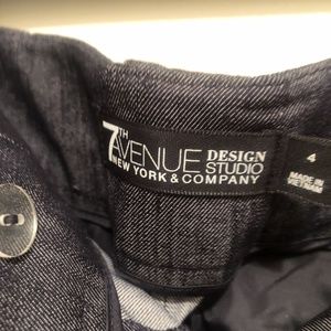 Stretch Denim Wide leg pant